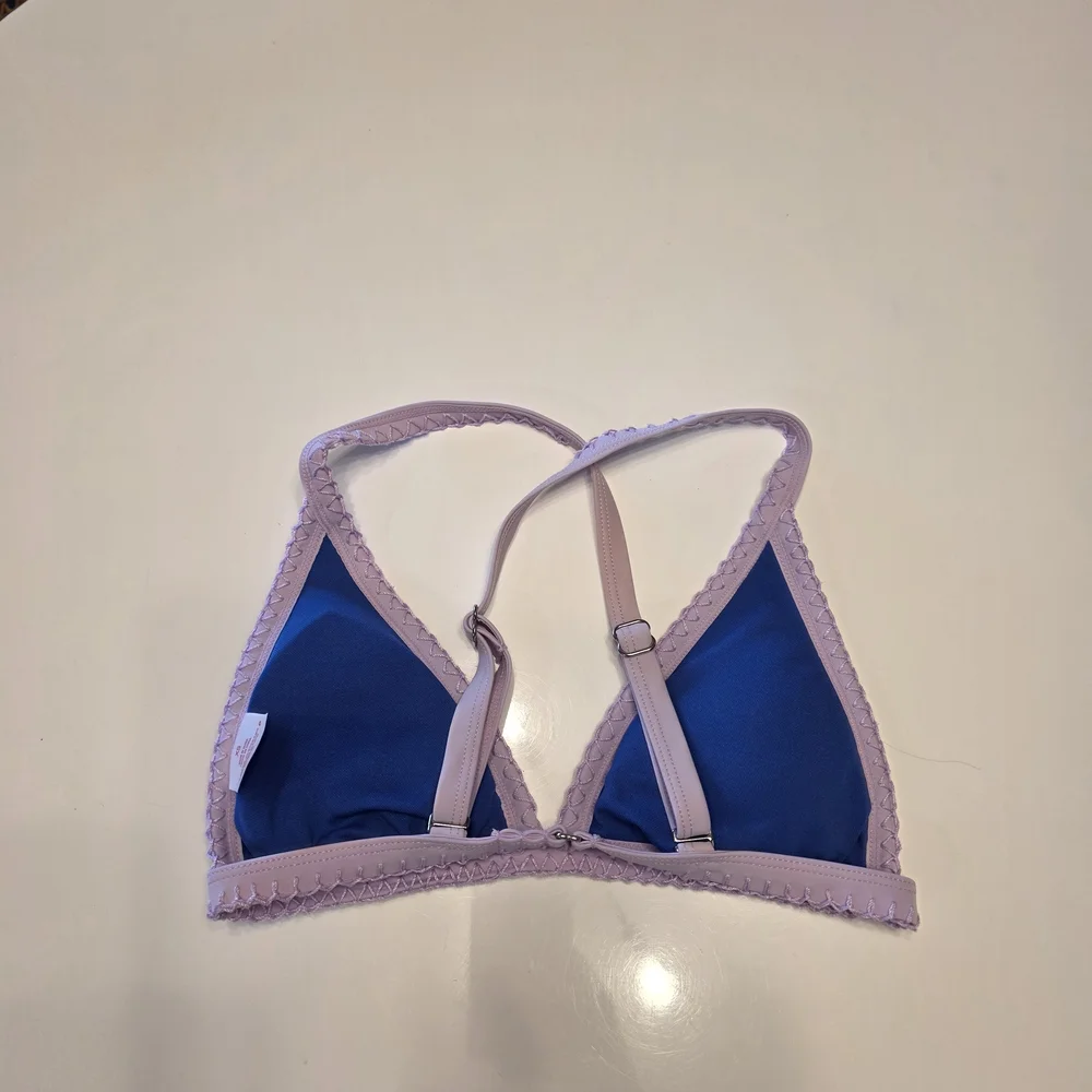 Target Y2K Beach Girlie Blue and Purple  Bikini Top 2016 Summer Aesthetic